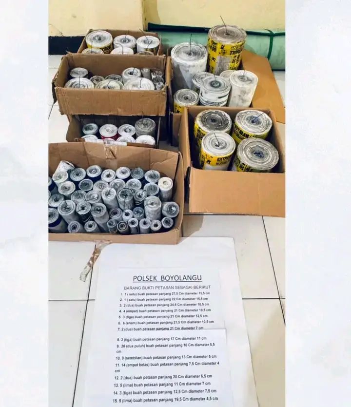 Ratusan Petasan Disita, Banyak Pelaku Masih di Bawah Umur