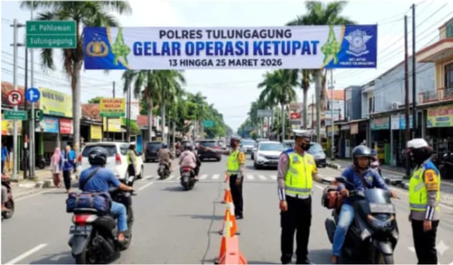 “Mudik Lebaran 2026: Polres Tulungagung Luncurkan Operasi Ketupat Semeru untuk Keamanan Perjalanan”
