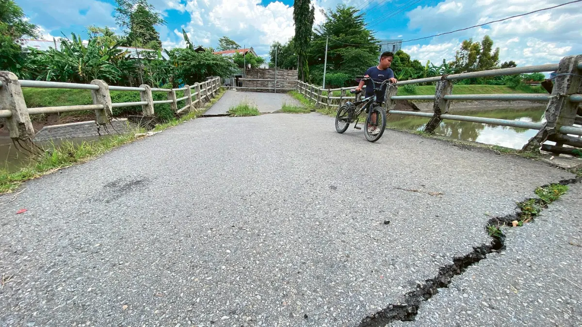 Lelang Proyek Jembatan Junjung Tulungagung Molor, Penyelesaian Diupayakan Usai Lebaran