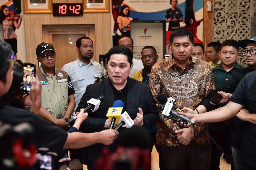 Erick Thohir dan Menteri PKP Bahas Turnamen Piala Presiden 2026 serta Rumah Atlet
