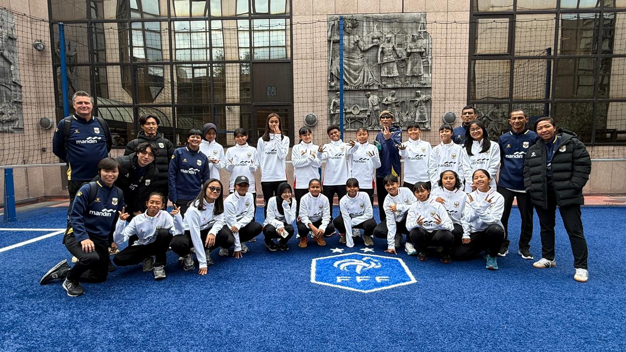 Timnas Putri U-17 Tampil Memukau di Akademi FFF, Pelatih Prancis Beri Pujian