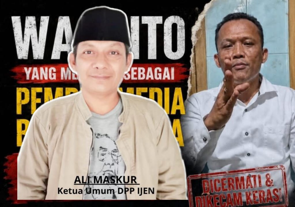 Ketum IJEN Angkat Bicara soal Pernyataan Gaduh Warsito tentang UKW dan Wartawan Bodrek