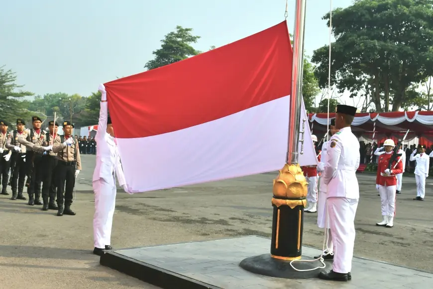 Semangat Kemerdekaan Membara, Upacara HUT ke-81 RI di Tulungagung Berlangsung Khidmat